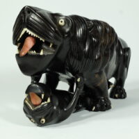Victorian Ebony & Ivory Lion