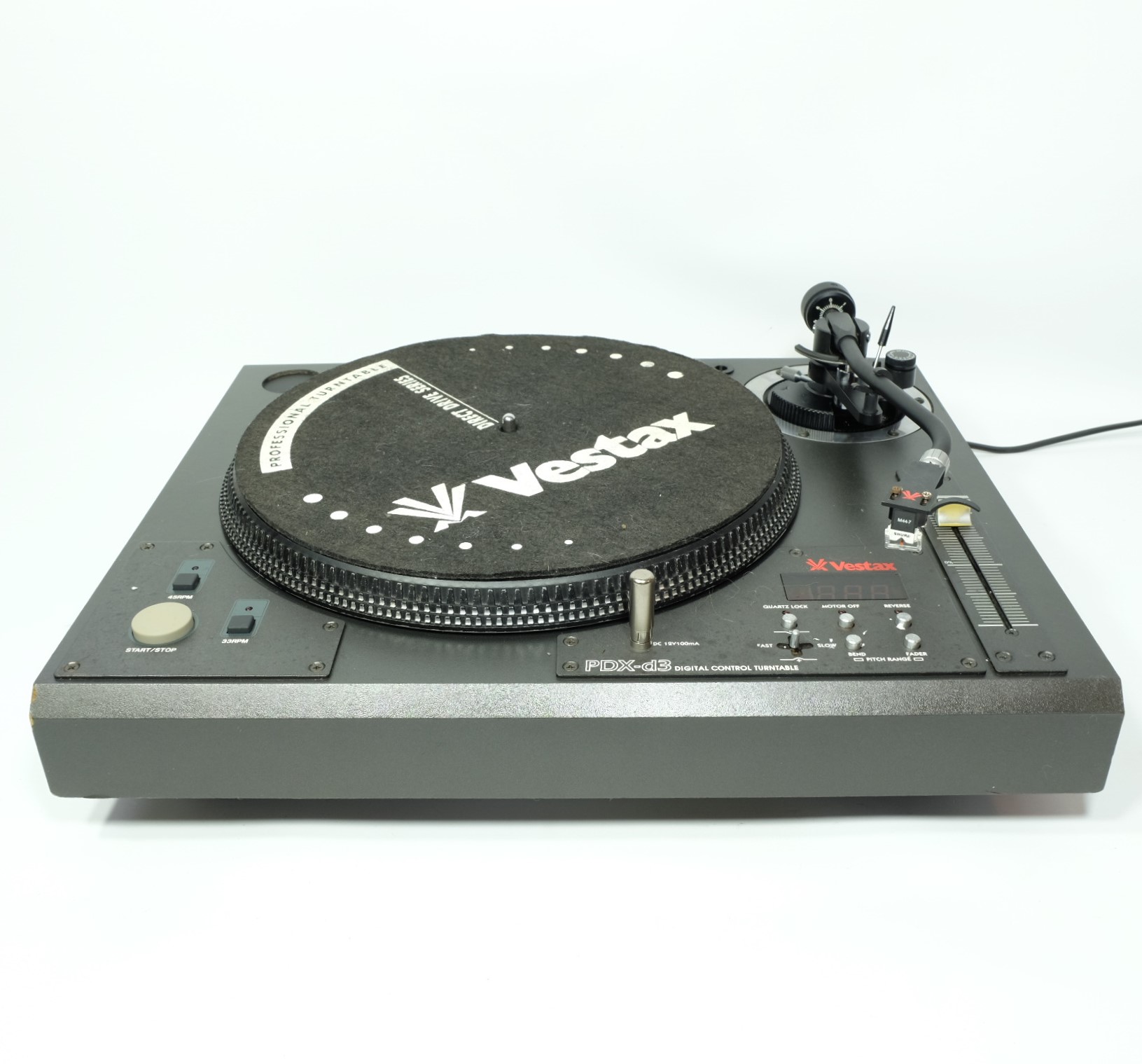 Vestax PDX-d3 Professional Turntable - Function In Form