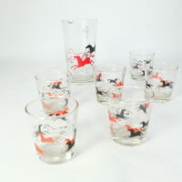 Cocktail Jug & Six Glasses